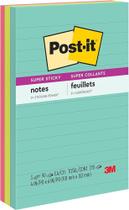 Post-it Sticky Notes 3 Blocos de 10 x 15cm 2x Mais Aderência Coleção Miami Modelo: 660-3SSMIA