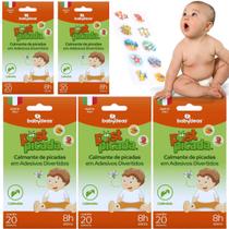 Post Picada Calmante Picadas Mosquito e Insetos 20 Adesivos Cada Cartela