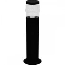 Poste Balizador Condulai Pvc 50Cm Preto Pos 050 Pt