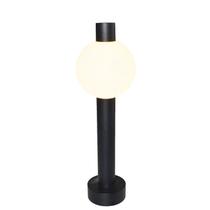 Poste Balizador de Jardim Orbital Preto 40cm Led 12W 3000K Bivolt