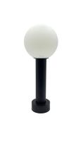 Poste Balizador de Jardim Orbital Preto 40cm Led 12W 3000K Bivolt