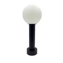 Poste Balizador de Jardim Orbital Preto 75cm Led 12W 3000K Bivolt Poste Balizador de Jardim Orbital Preto 75cm Led 12W 3000K Bivolt