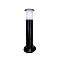 Poste Balizador Decorativo York 55cm Preto Plaslumi