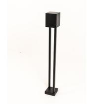 Poste Balizador Flash Preto em Alumínio 60X8X8cm 1 Lampada GU10 PA-406 PMT Ideal Poste Balizador Flash Preto em Alumínio 60X8X8cm 1 Lampada GU10 PA-406 PMT Ideal