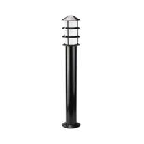 Poste Balizador Germany Oriental 75cm E27 Bivolt Preto Fosco Poste Balizador Germany Oriental 75cm E27 Bivolt Preto Fosco