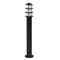 Poste Balizador Jardim Oriental 3 Aletas 35 cm Preto Germany Poste Balizador Jardim Oriental 3 Aletas 35 cm Preto Germany