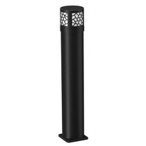 Poste Balizador Jardim Preto 65cm IP65 Led 8W 3000K Bivolt 15763-PL