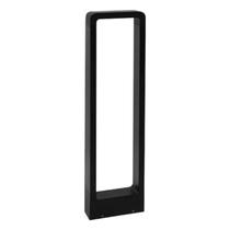 Poste balizador led de jardim 60cm ufex 7w 3000k 100-240v ip65 preto