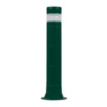 Poste Balizador Luminária Aura Casa Sítio Jardim 45cm Verde