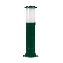 Poste Balizador Luminária Casa Sítio Jardim 35cm Verde