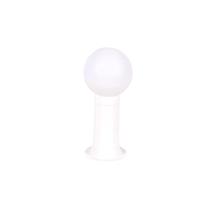 Poste Balizador Luminária Globo Sítio Jardim 35cm Branco Poste Balizador Luminária Globo Sítio Jardim 35cm Branco