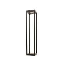 Poste Balizador Preto em Alumínio 70X13X13cm Led 12W 3000K PA-427 PMT Ideal Poste Balizador Preto em Alumínio 70X13X13cm Led 12W 3000K PA-427 PMT Ideal