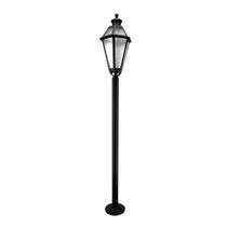 Poste Bella Italia Preto Em Ferro 1Xe27 150Cm 345.09 Incolustre