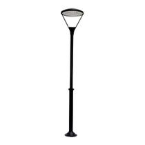 Poste Colonial de Jardim Floripa LED 150W 484cm Preto Luminárias N. Sra. da Guia Poste Colonial de Jardim Floripa LED 150W 484cm Preto Luminárias N. Sra. da Guia