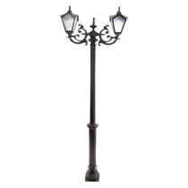 Poste Colonial de Jardim Monte Verde Alumínio Fundido 224cm