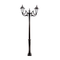 Poste Colonial de Jardim Porto Alegre Alumínio Fundido 226cm Poste Colonial de Jardim Porto Alegre Alumínio Fundido 226cm