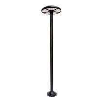 Poste Colonial de Jardim Ravena Led Alumínio Fundido 328cm