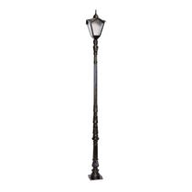 Poste Colonial Jardim Decoração Bari Alumínio Fundido 253cm Poste Colonial Jardim Decoração Bari Alumínio Fundido 253cm