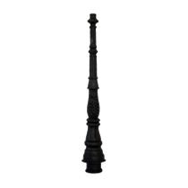 Poste Colonial Jardim Decoração N04 de Ferro Fundido 131cm Poste Colonial Jardim Decoração N04 de Ferro Fundido 131cm