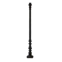 Poste Colonial Jardim N02 Pé Quadrado Ferro Fundido 155cm Poste Colonial Jardim N02 Pé Quadrado Ferro Fundido 155cm