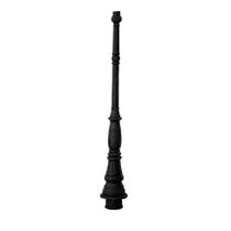 Poste Colonial Jardim N03 Ferro Fundido 160cm Preto Fundição São Cristóvão Poste Colonial Jardim N03 Ferro Fundido 160cm Preto Fundição São Cristóvão