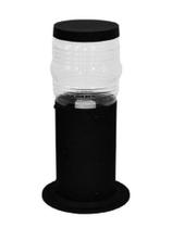 Poste de Jardim Balizador 30 Centímetros Preto ( Não Acompanha Lâmpadas)