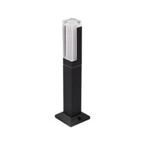 Poste De Jardim LED Branco Quente 30cm Preto Externo CPDYKL