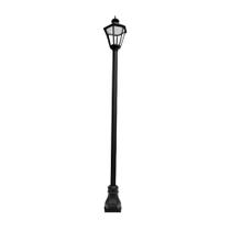 Poste de Jardim Milano LED 100W Alumínio 410cm Preto Luminárias N. Sra. da Guia