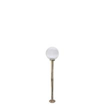 Poste de Jardim p10/b15 de 1,30m com Globo de Vidro Transparente 15x30 Ouro Velho Poste de Jardim p10/b15 de 1,30m com Globo de Vidro Transparente 15x30 Ouro Velho