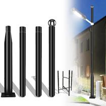 poste de luz de rua BeoyJvon 397 cm Metal Outdoor Heavy Duty