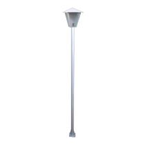 Poste e Luminária colonial Romana de Jardim Branco 100cm Poste e Luminária colonial Romana de Jardim Branco 100cm