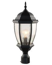 Poste externo LPRZSG 53 cm de alumínio impermeável preto fosco Poste externo LPRZSG 53 cm de alumínio impermeável preto fosco