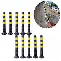 Poste Flexível 77Cm Preto (10 unidades)