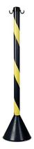 Poste Haste Fila Cld - Pedestal Plástico Listrado 90cm Poste Haste Fila Cld - Pedestal Plástico Listrado 90cm