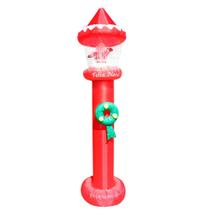 Poste Inflável Papai Noel Feliz Natal Neve Artificial Bivolt Altura 2,75mts Decoração Natal Poste Inflável Papai Noel Feliz Natal Neve Artificial Bivolt Altura 2,75mts Decoração Natal