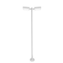 Poste Jardim LED Quadrado Duplo Externo Alumínio Luz Neutra 4000k Poste Jardim LED Quadrado Duplo Externo Alumínio Luz Neutra 4000k