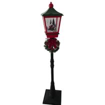 Poste lanterna natal - gangorra - neve - movimentos - bivolt - Cromus