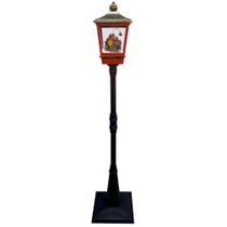 Poste Natalino Com Luz / Músicas / Movimentos 1,85cm USB -Bivolt