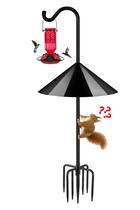 Poste para Comedouro de Pássaros FEED GARDEN Ajustável 234 cm à Prova de Esquilos Poste para Comedouro de Pássaros FEED GARDEN Ajustável 234 cm à Prova de Esquilos