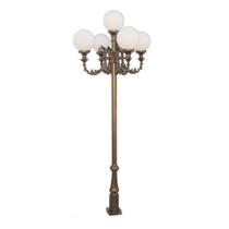 Poste Para Jardim Alumínio Vitória com 05 Globos