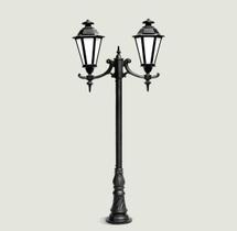 Poste Para Jardim Aluminium Preto 2,30m 19000/2