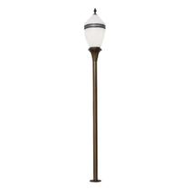 Poste para Jardim Colonial Alasca em Alumínio 2,94m para Áreas Externas Luminárias N. Sra. da Guia