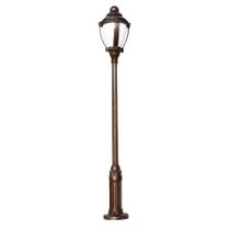 Poste para Jardim Colonial Centroparque Alumínio 3,45m Luminárias N. Sra. da Guia
