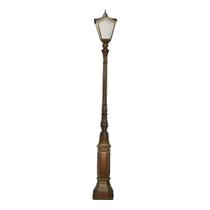 Poste para Jardim Paris de Alumínio Fundido com Luminária Romana Maior 3,25m Luminárias N. Sra.