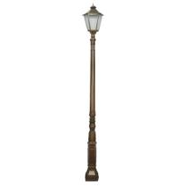 Poste para Jardim Paris Maior de Alumínio 3,90m PT230 Luminárias N. Sra. da Guia