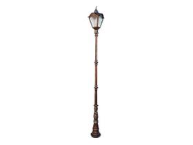 Poste Romano Maior para Jardim Alumínio 01 Luminária 2,58m Poste Romano Maior para Jardim Alumínio 01 Luminária 2,58m