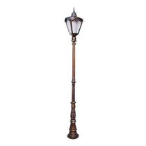 Poste Romano para Jardim de Alumínio com 01 Luminária 2,20m Poste Romano para Jardim de Alumínio com 01 Luminária 2,20m