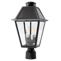 Poste solar externo LUTEC Sensor de movimento à prova d'água