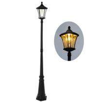 Poste solar externo LUTEC Vintage Waterproof Dusk to Dawn
