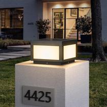 Poste solar MVBT 25 cm à prova d'água, quente, 3000K, LED Poste solar MVBT 25 cm à prova d'água, quente, 3000K, LED